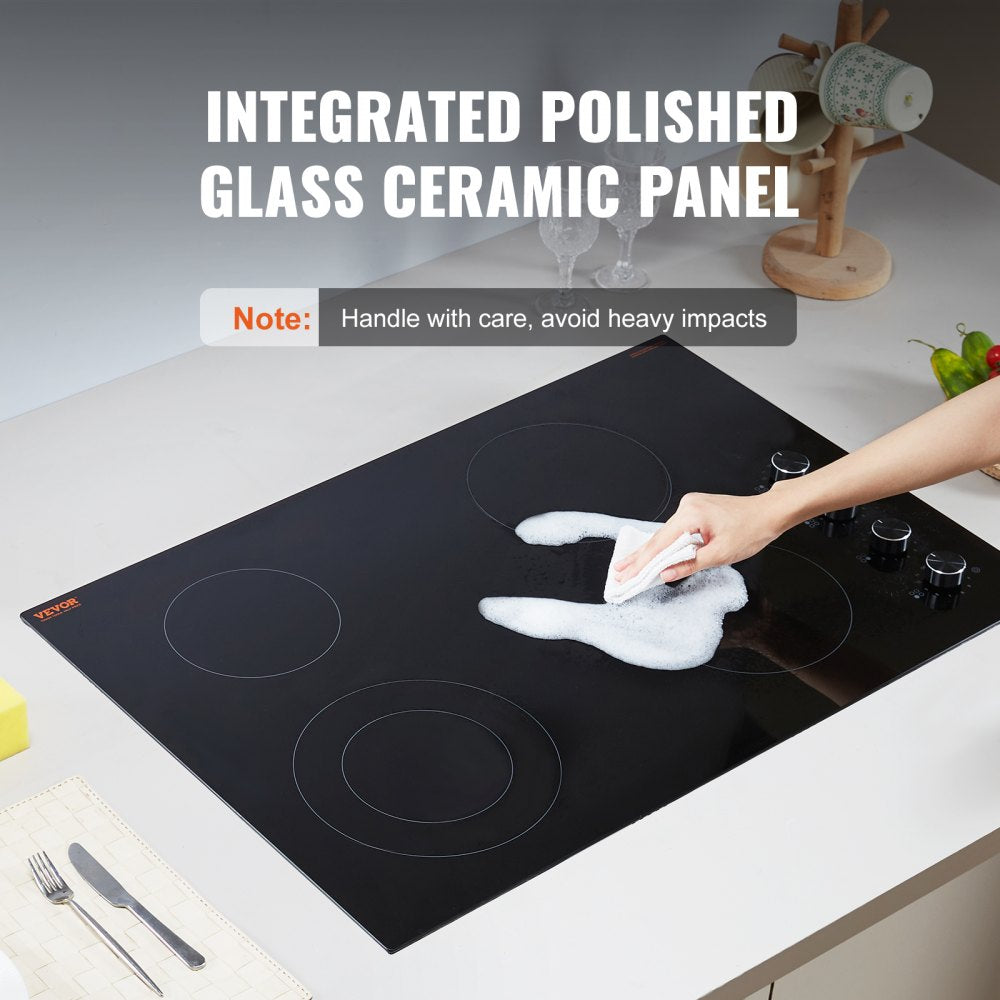 LT4-61 - 30.3x20.5 inch 4-Burner Electric Cooktop with Easy Knob Control