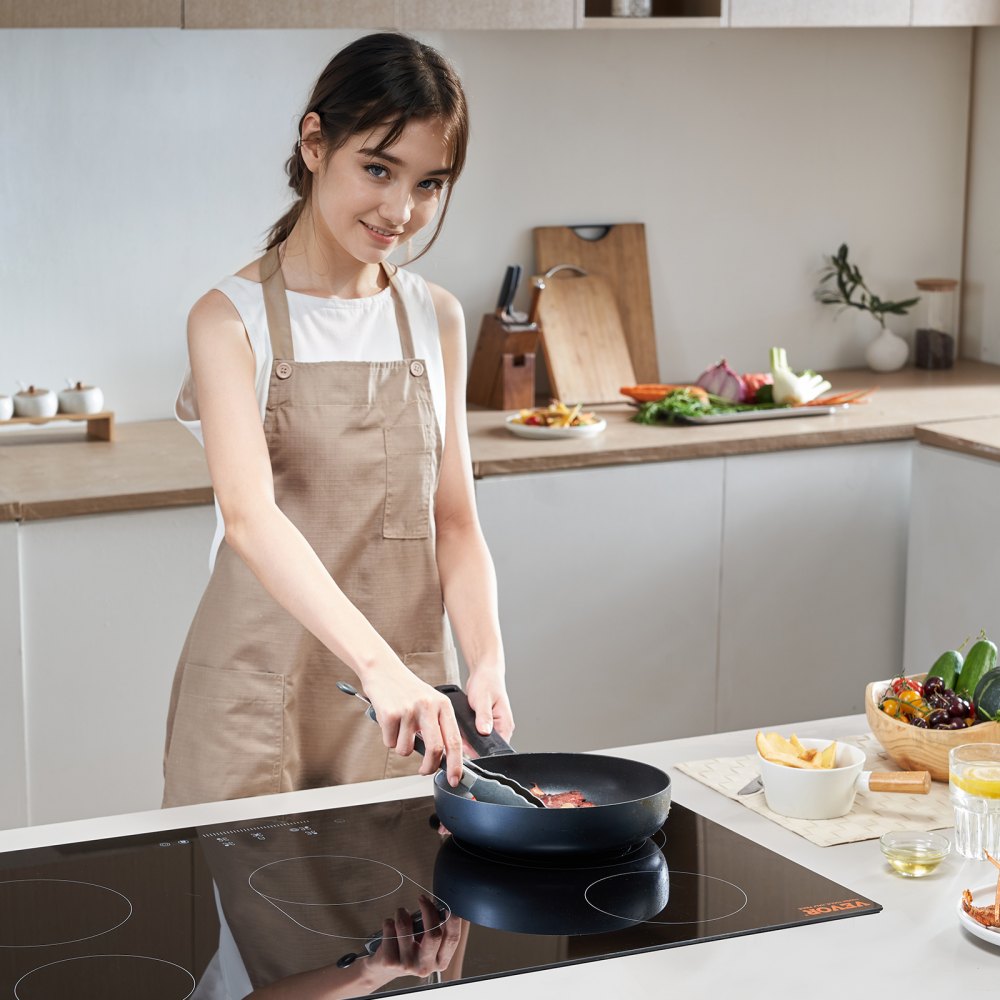 LT5-33 - 5-Burner Built-in Electric Cooktop with Slider Controls, 35.4"x20.5"