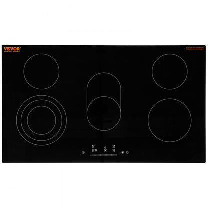 LT5-33 - 5-Burner Built-in Electric Cooktop with Slider Controls, 35.4"x20.5"
