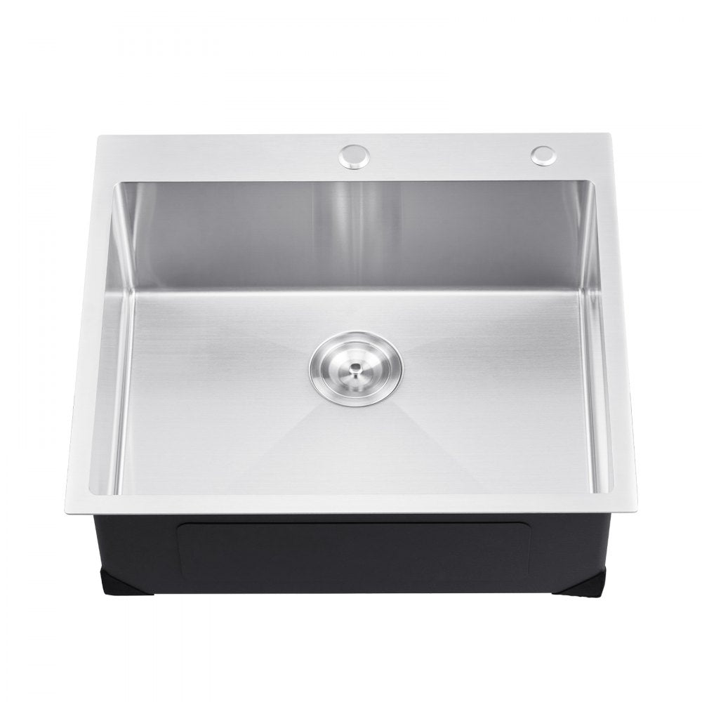 T252209RS0 - 25x22" Stainless Steel Kitchen Sink with Soundproof Design