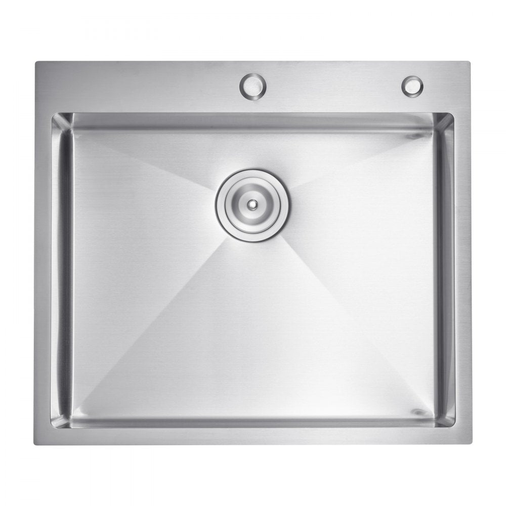 T252209RS0 - 25x22" Stainless Steel Kitchen Sink with Soundproof Design