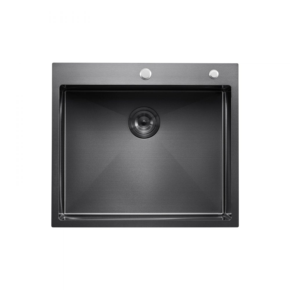 T252209RB0 - 25x22" Stainless Steel Kitchen Sink Workstation with Noise Reduction