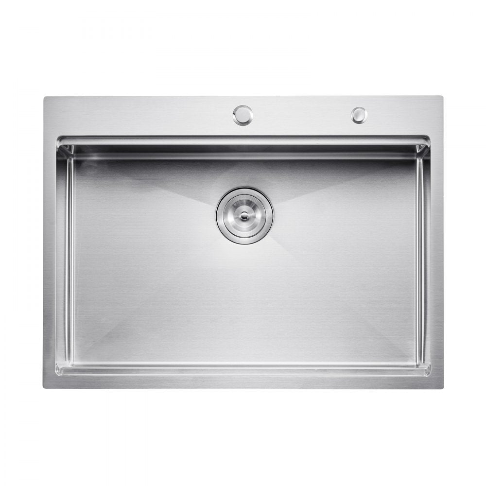 T302209RS1 - 30x22" Stainless Steel Drop-In Sink with Workstation Design