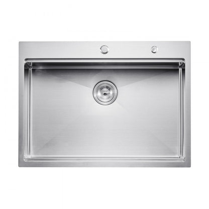 T302209RS1 - 30x22" Stainless Steel Drop-In Sink with Workstation Design