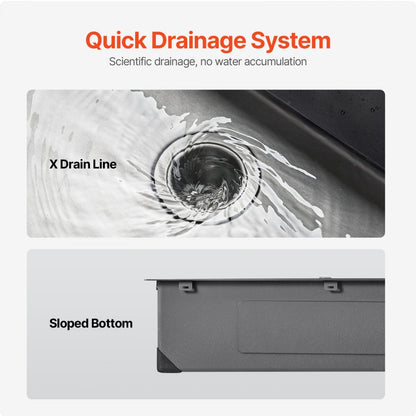 T332209RB0 - 33" Stainless Steel Drop-In Sink with Noise Dampening Pads
