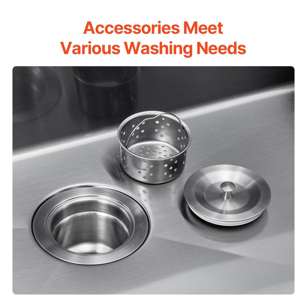 T332209RB0 - 33" Stainless Steel Drop-In Sink with Noise Dampening Pads