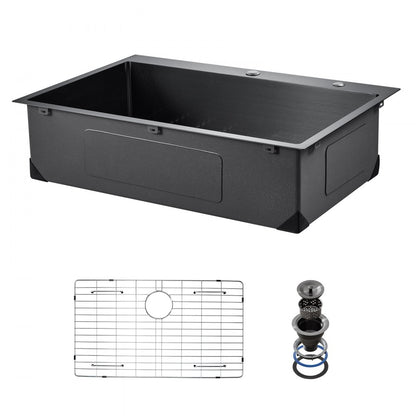 T332209RB0 - 33" Stainless Steel Drop-In Sink with Noise Dampening Pads