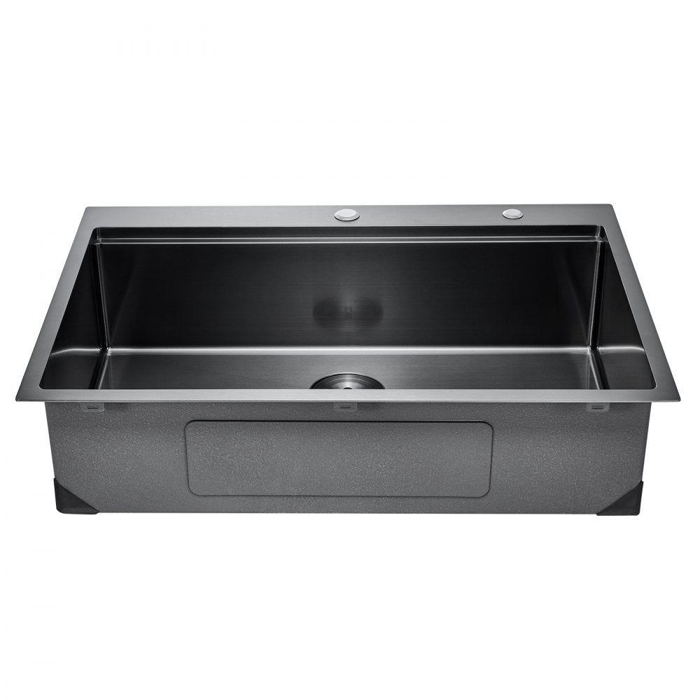T332209RB1 - 33x22" Stainless Steel Farmhouse Sink with Soundproof Noise Reduction