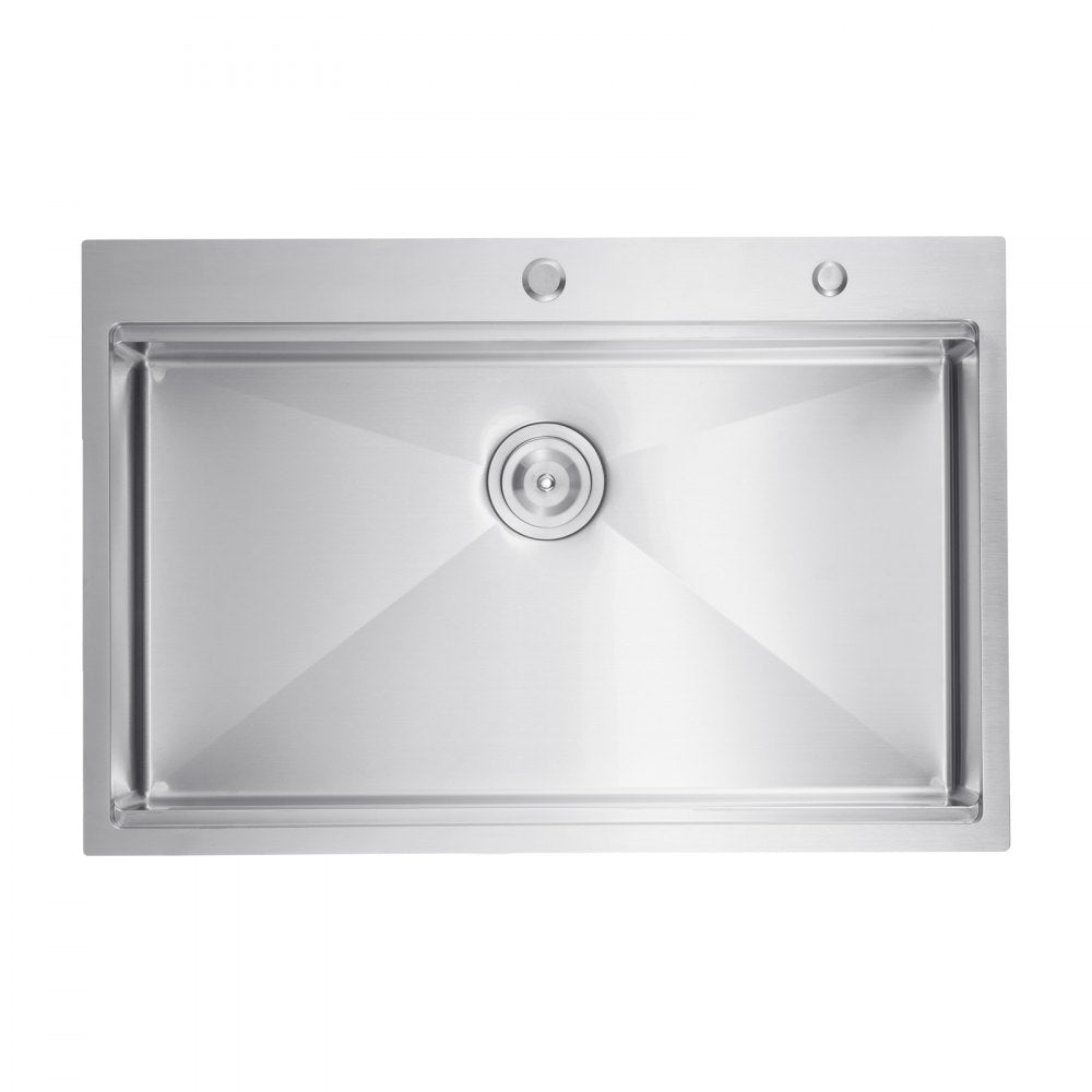 T332209RS1 - 33x22" Stainless Steel Drop-In Kitchen Sink Workstation