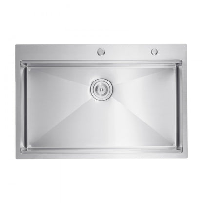 T332209RS1 - 33x22" Stainless Steel Drop-In Kitchen Sink Workstation