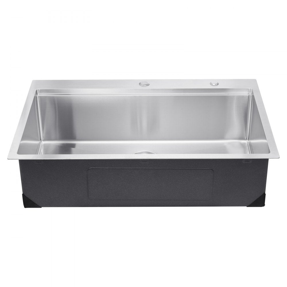 T332209RS1 - 33x22" Stainless Steel Drop-In Kitchen Sink Workstation