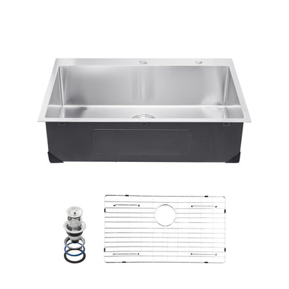 T332209RS0 - 33x22" Stainless Steel Kitchen Sink with Noise Reduction