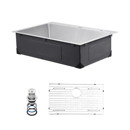 T332209RS0 - 33x22" Stainless Steel Kitchen Sink with Noise Reduction