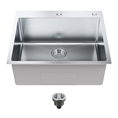 KM-SC-2302-SKU1 - 304 Stainless Steel Drop-In Sink with Accessories