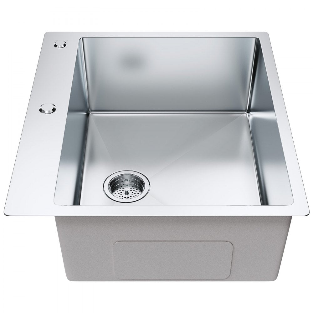 KM-SC-2302-SKU1 - 304 Stainless Steel Drop-In Sink with Accessories