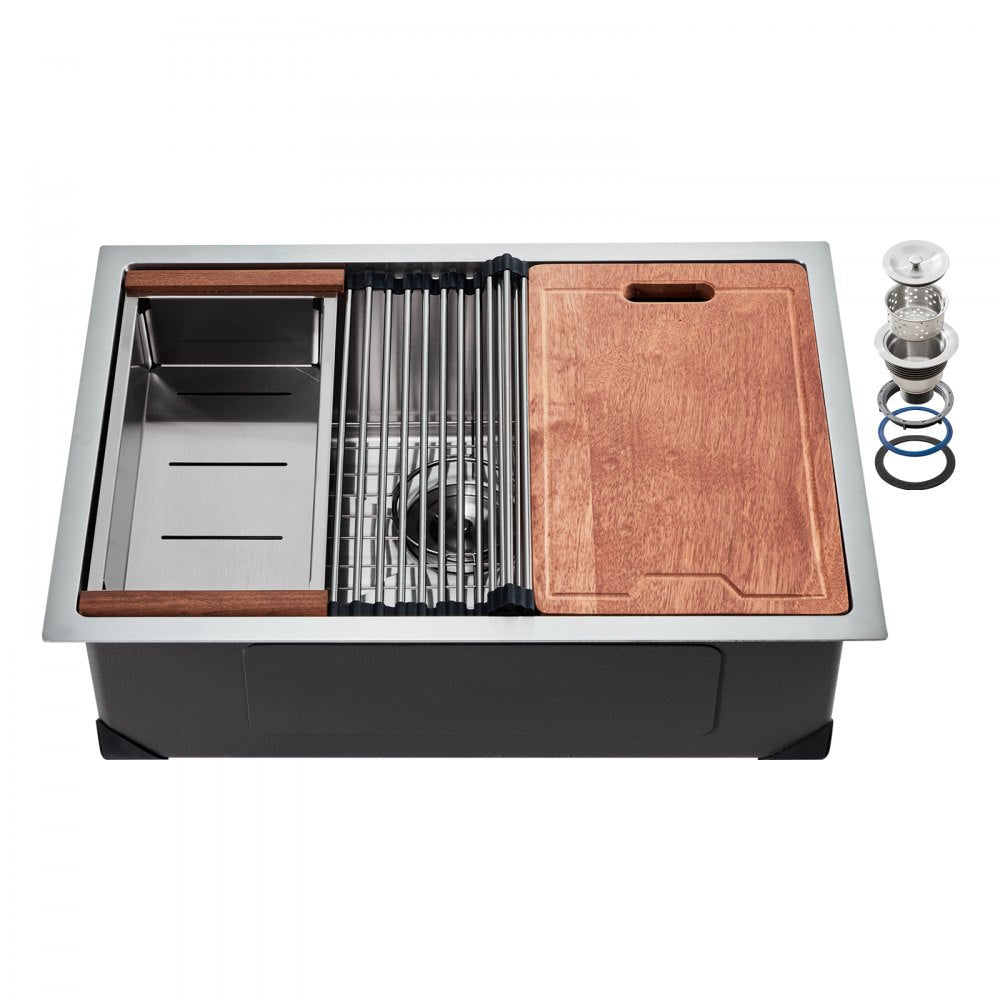 U321909RS1 - 32x19" Stainless Steel Workstation Sink with Accessories