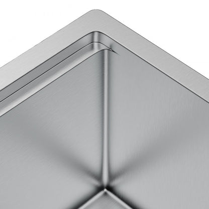 KM-SC-2302-SKU4 - Undermount 304 Stainless Steel Single Bowl Kitchen Sink