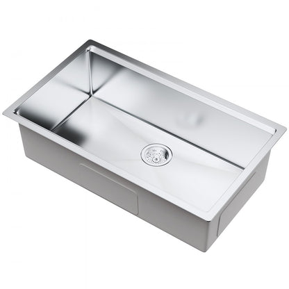 KM-SC-2302-SKU6 - 304 Stainless Steel Drop-In Sink with Accessories
