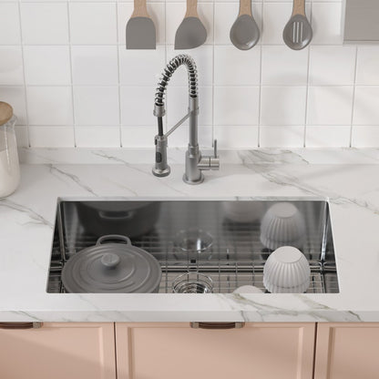 KM-SC-2302-SKU7 - 304 Stainless Steel Drop-In/Undermount Kitchen Sink