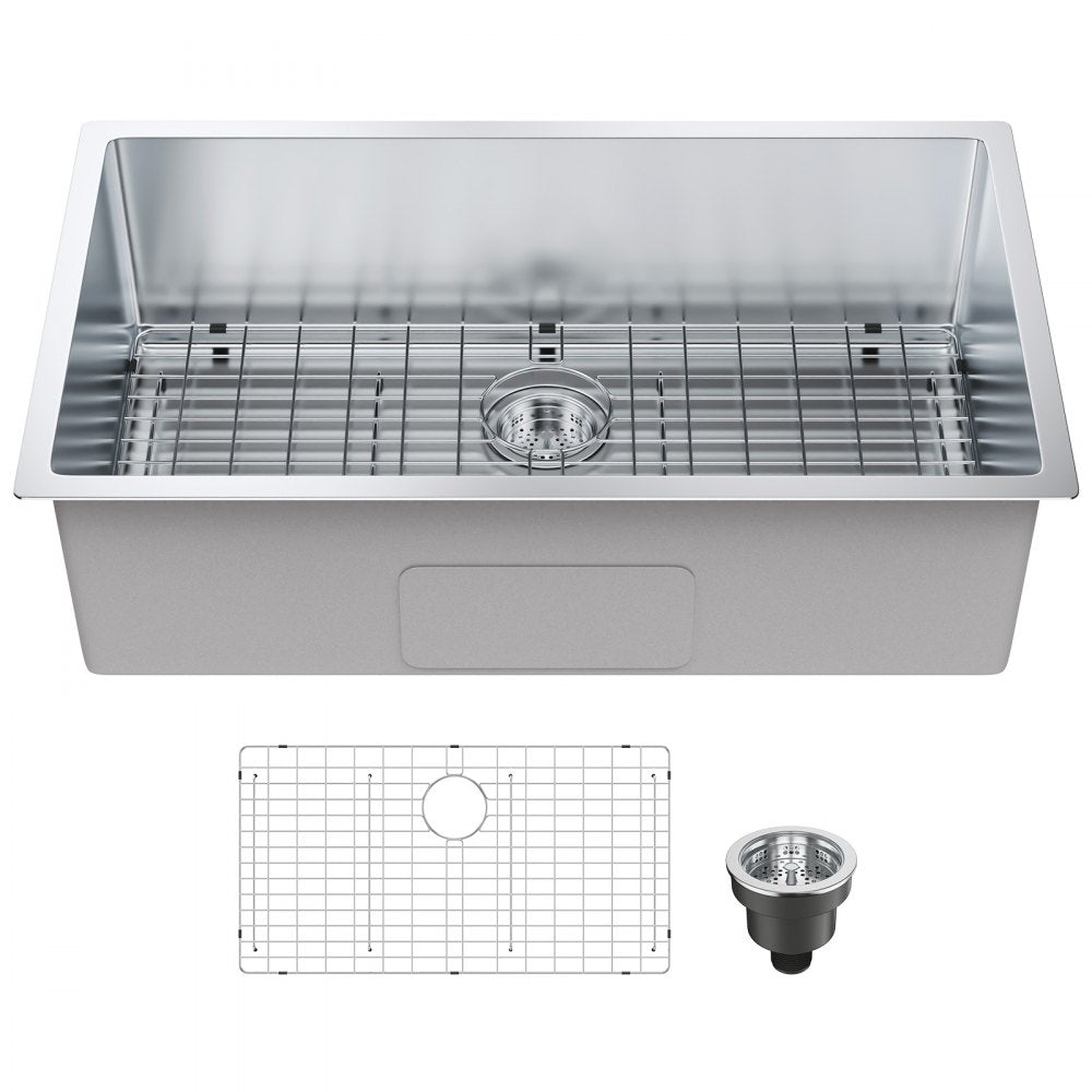 KM-SC-2302-SKU7 - 304 Stainless Steel Drop-In/Undermount Kitchen Sink