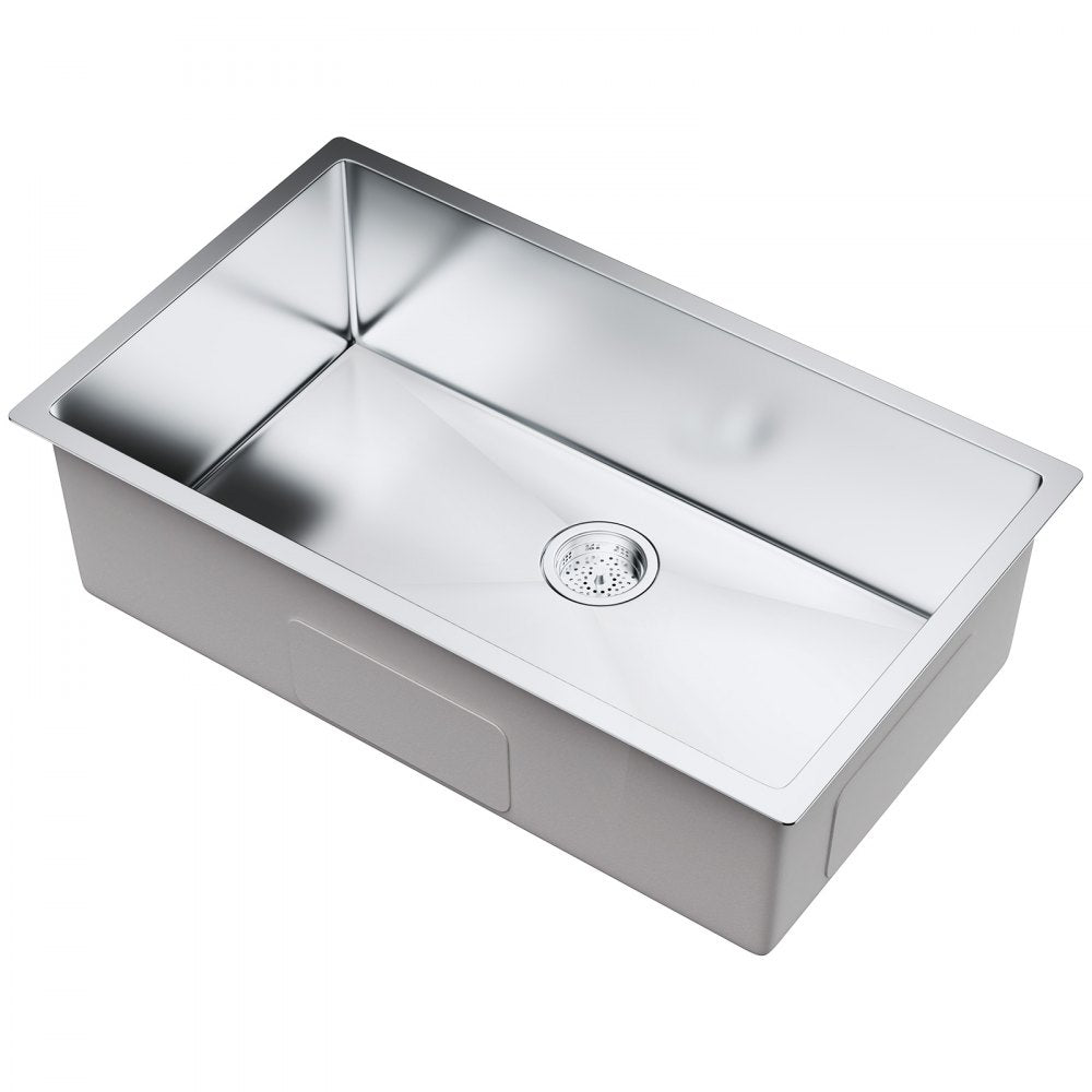 KM-SC-2302-SKU7 - 304 Stainless Steel Drop-In/Undermount Kitchen Sink