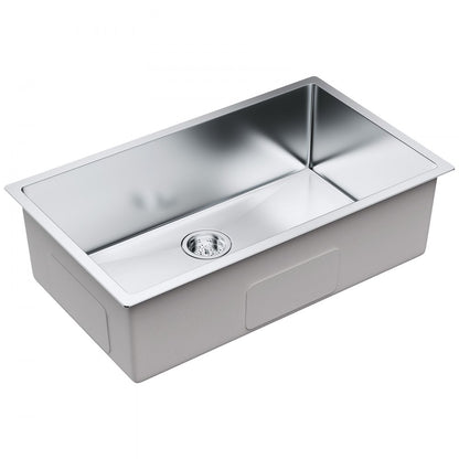 KM-SC-2302-SKU7 - 304 Stainless Steel Drop-In/Undermount Kitchen Sink
