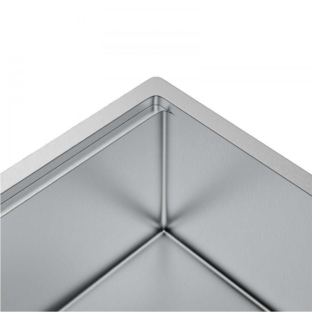KM-SC-2302-SKU8 - 33" Double Bowl Stainless Steel Kitchen Sink with Versatile Installation