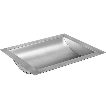 010290486870 - 12"x10" 304 Stainless Steel Drop-in Tray, Scratch Resistant
