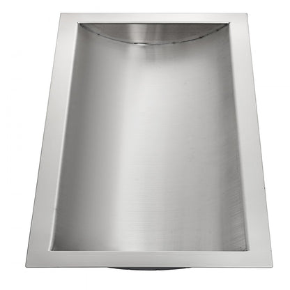 010257088201 - 14" x 10" VEVOR Stainless Steel Drop-In Tray for Cash Transactions