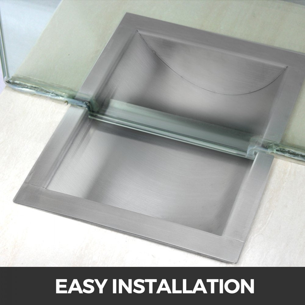 010257088201 - 14" x 10" VEVOR Stainless Steel Drop-In Tray for Cash Transactions