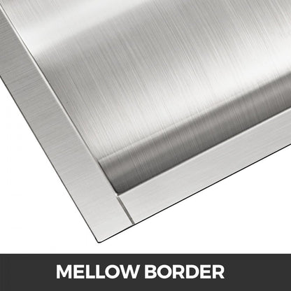 010257088201 - 14" x 10" VEVOR Stainless Steel Drop-In Tray for Cash Transactions