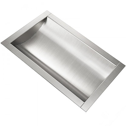 010257088201 - 14" x 10" VEVOR Stainless Steel Drop-In Tray for Cash Transactions