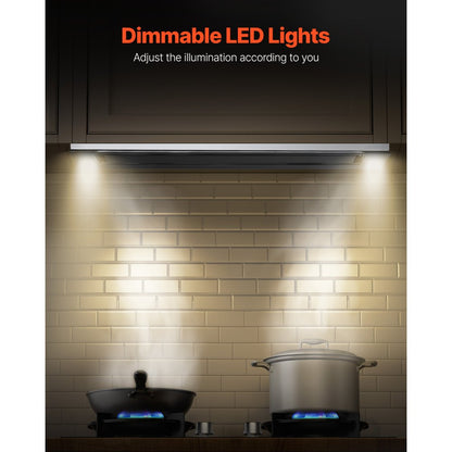 BUG08A-P30 - 30" Stainless Steel Range Hood with 800 CFM & Touch Control