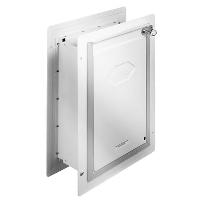 CWM02-L - Durable Metal Pet Door with Waterproof PVC Flaps for Easy Access
