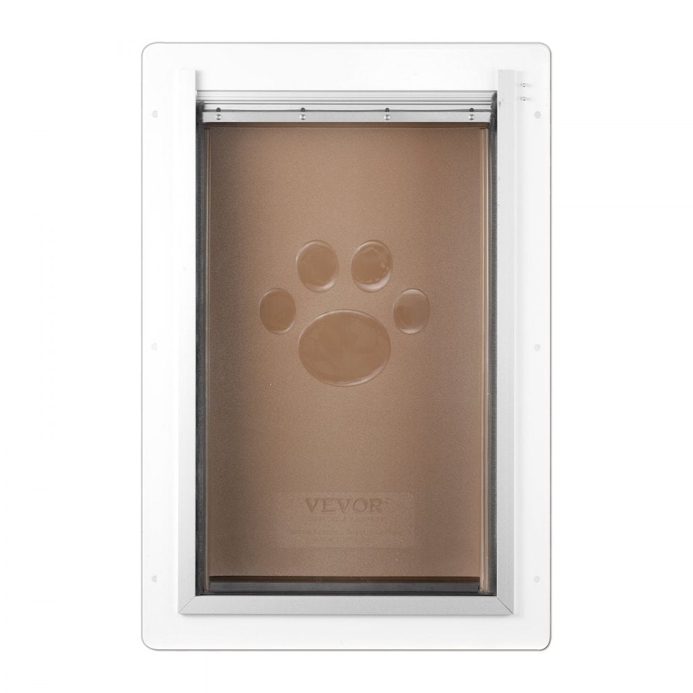 CWM02-L - Durable Metal Pet Door with Waterproof PVC Flaps for Easy Access