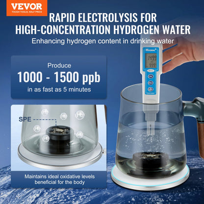 EHM-H6 - 400ml VEVOR Hydrogen Water Cup for Enhanced Hydration