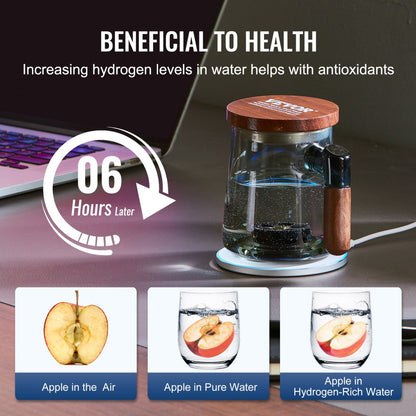 EHM-H6 - 400ml VEVOR Hydrogen Water Cup for Enhanced Hydration
