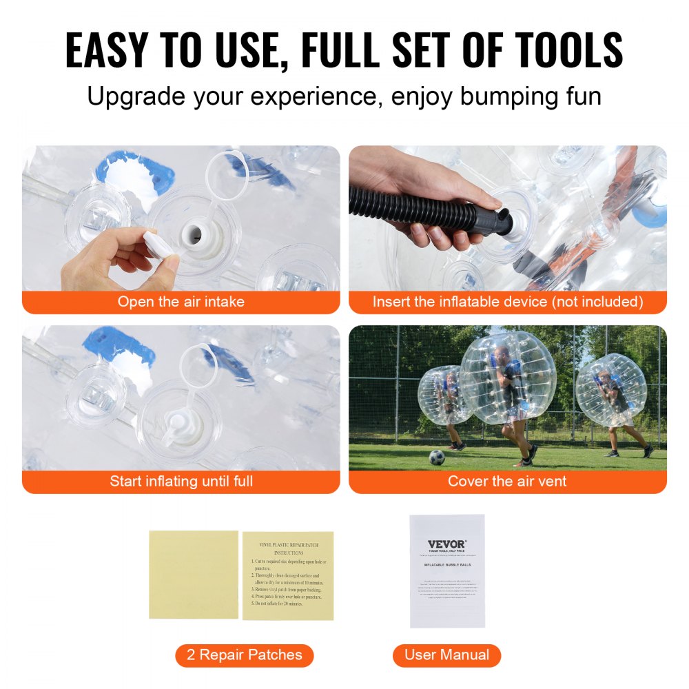 HCPPQ-001 - 4FT Inflatable Bumper Ball for Family Fun