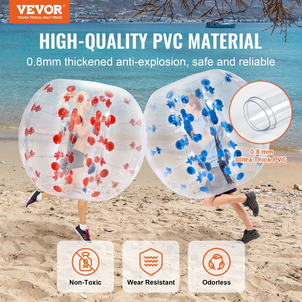 HCPPQ-002 - 4FT PVC Inflatable Bumper Balls for Outdoor Fun