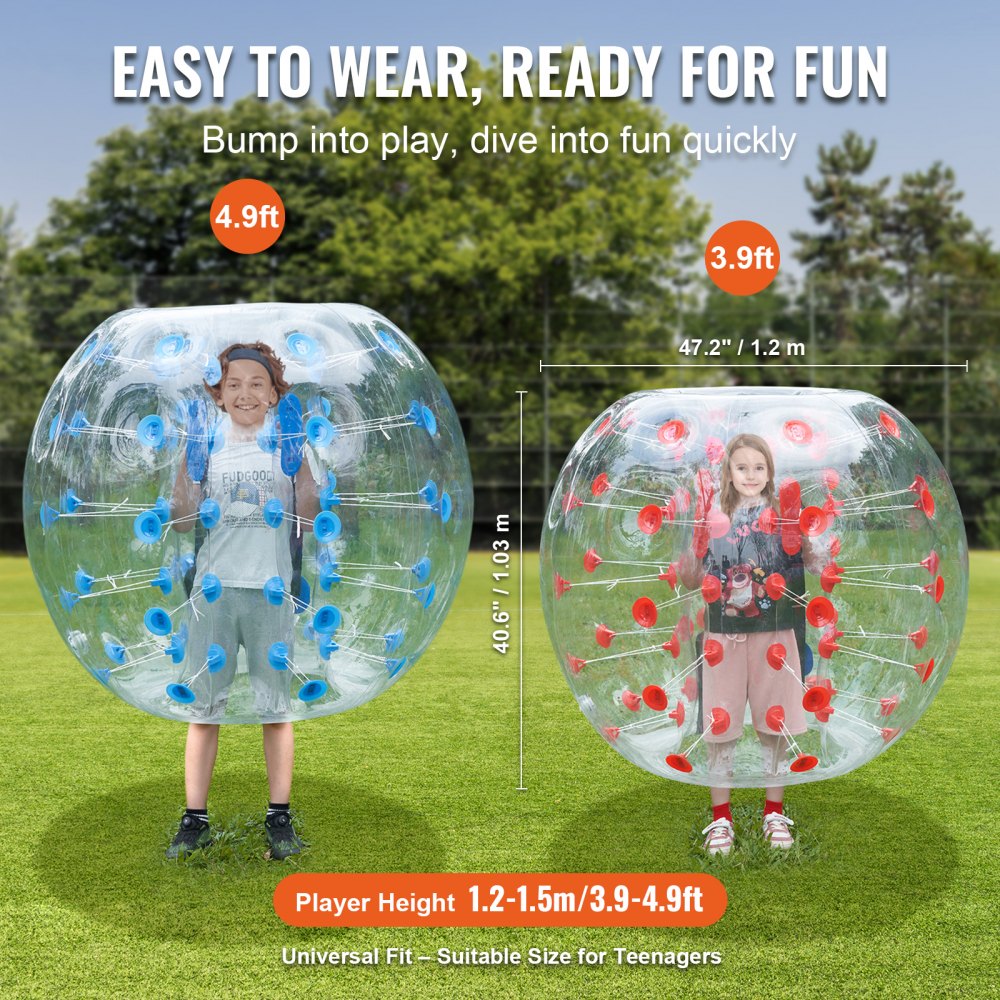 HCPPQ-002 - 4FT PVC Inflatable Bumper Balls for Outdoor Fun