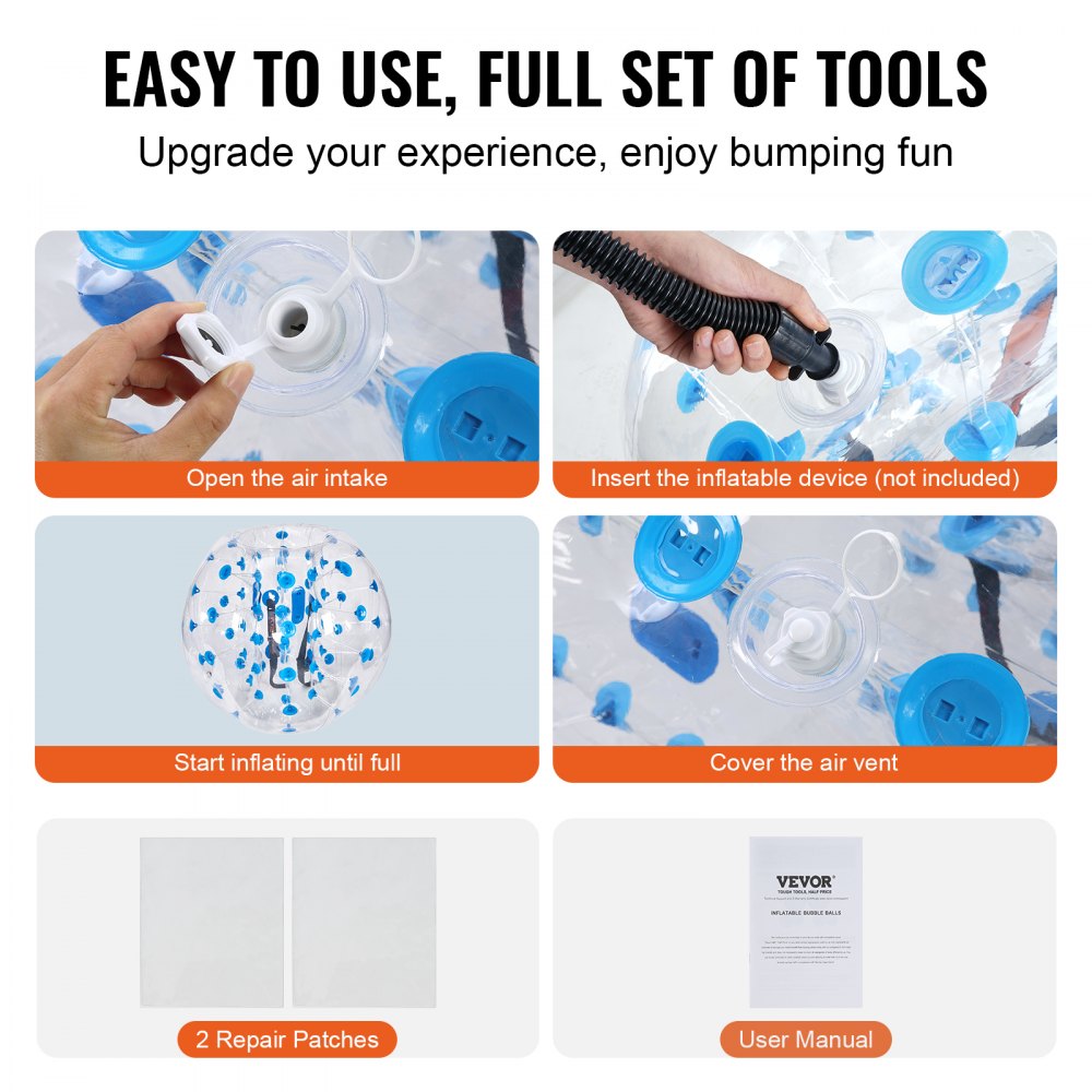 HCPPQ-003 - 4FT Inflatable Bumper Ball for Fun Outdoor Games