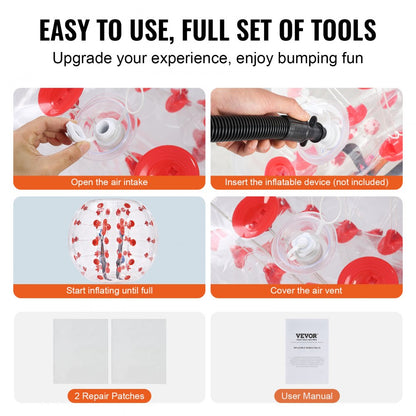 HCPPQ-004 - 4FT VEVOR Inflatable Bumper Ball for Outdoor Fun