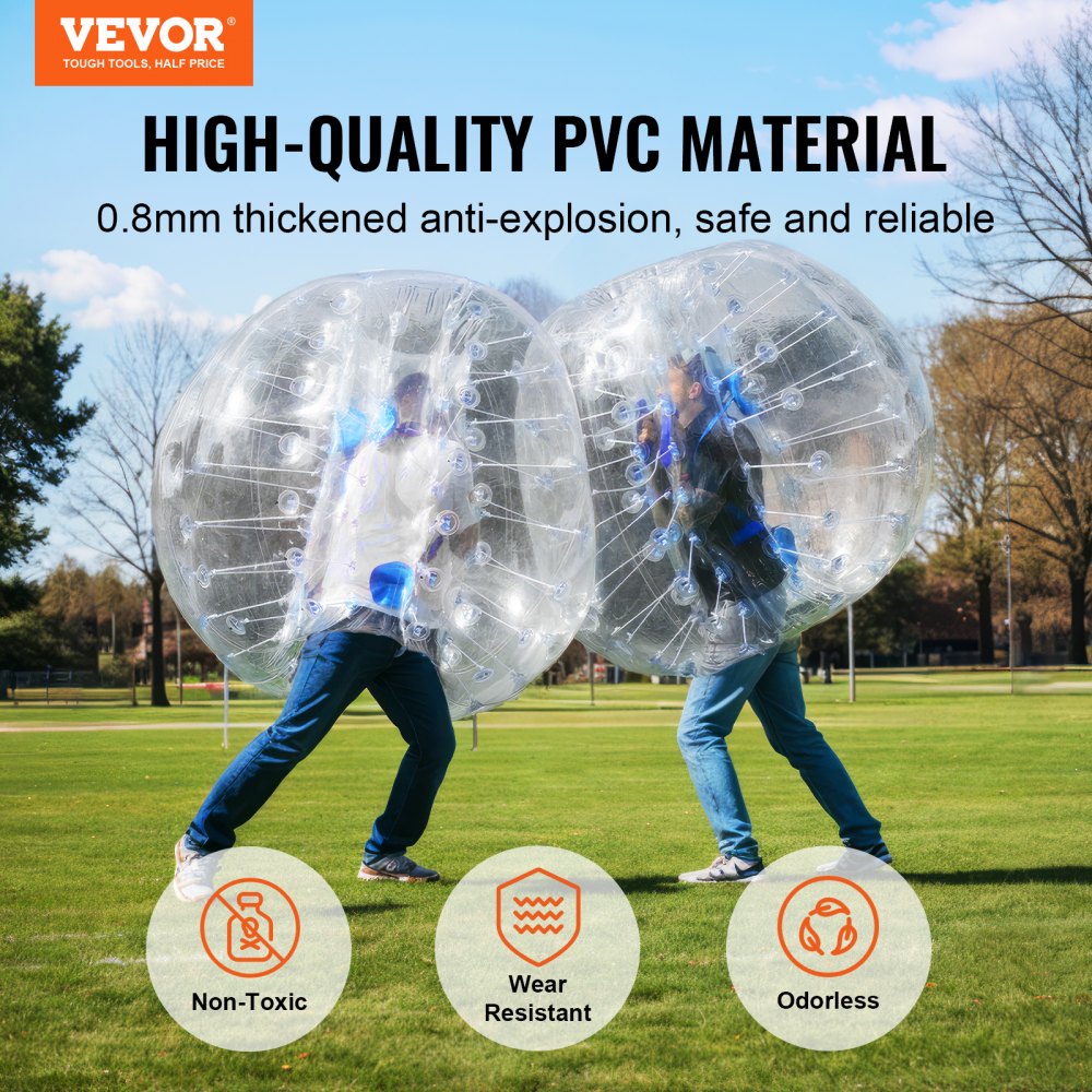 HCPPQ-005 - 4FT VEVOR Inflatable Bumper Balls 2-Pack for Outdoor Fun