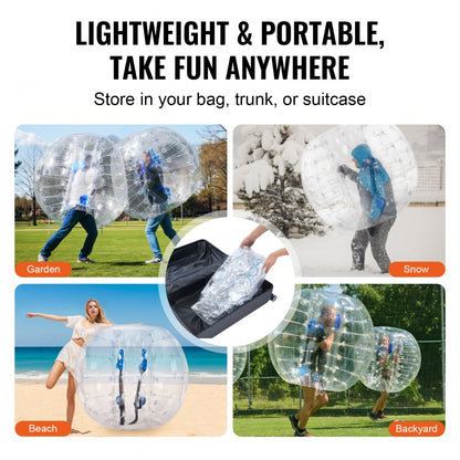 HCPPQ-005 - 4FT VEVOR Inflatable Bumper Balls 2-Pack for Outdoor Fun