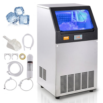 LB100T - Efficient 100lbs/Day Ice Maker for Commercial Use