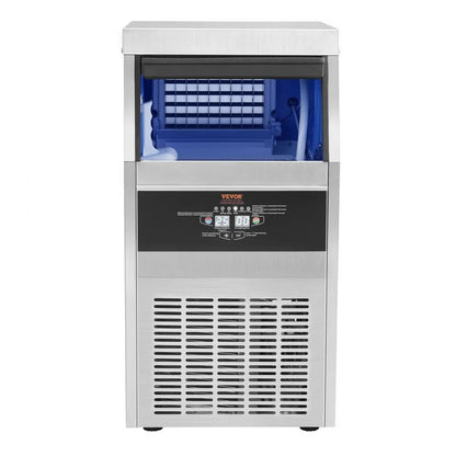 SSX90 - 90 lbs/24H Stainless Steel Ice Maker with LED Display