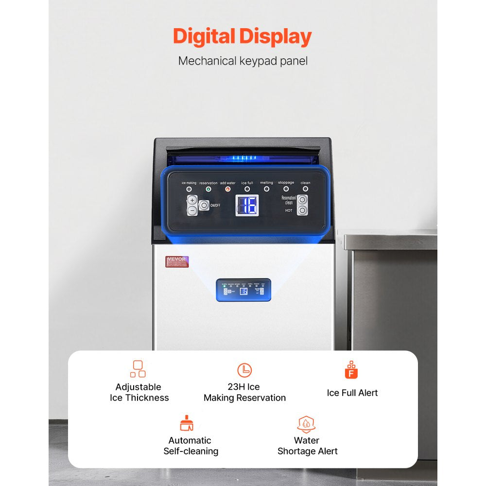 SKF-C55F - 130lbs Daily Output Ice Maker with 12-15 Min Cycle Time