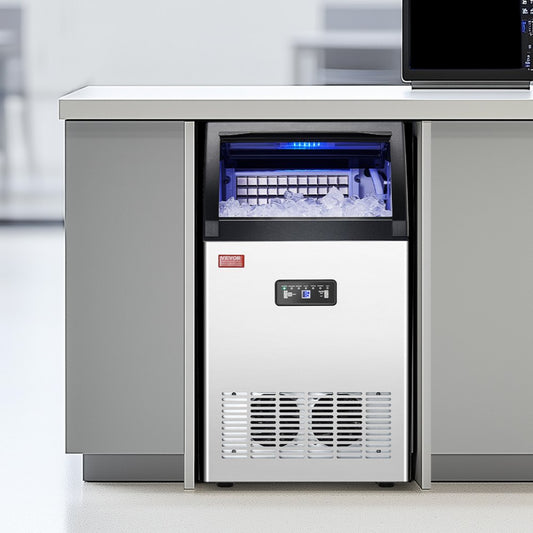 SKF-C55F - 130lbs Daily Output Ice Maker with 12-15 Min Cycle Time