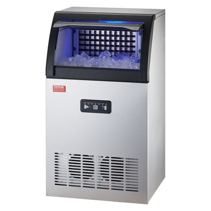 SKF-C55F - 130lbs Daily Output Ice Maker with 12-15 Min Cycle Time