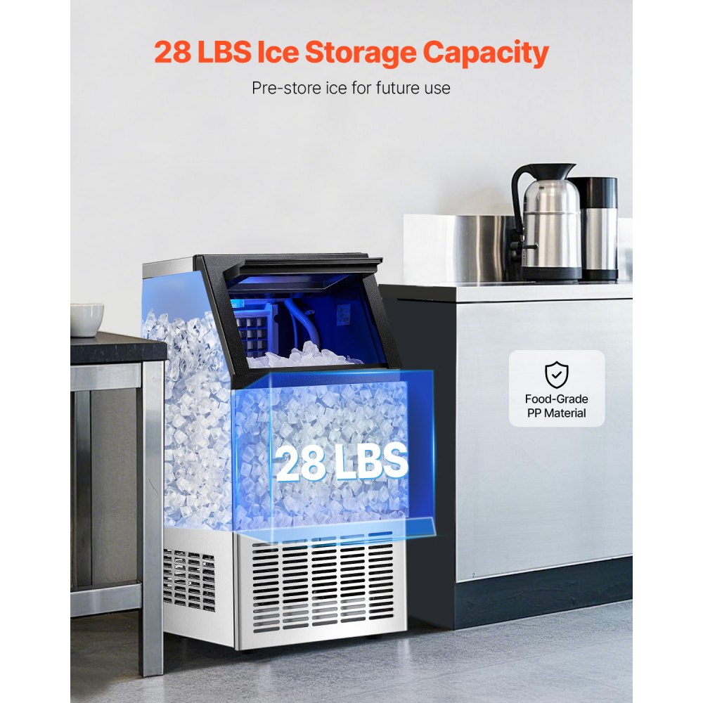 SKF-B40F - 80 lbs Compact Ice Maker with Self-Cleaning Function